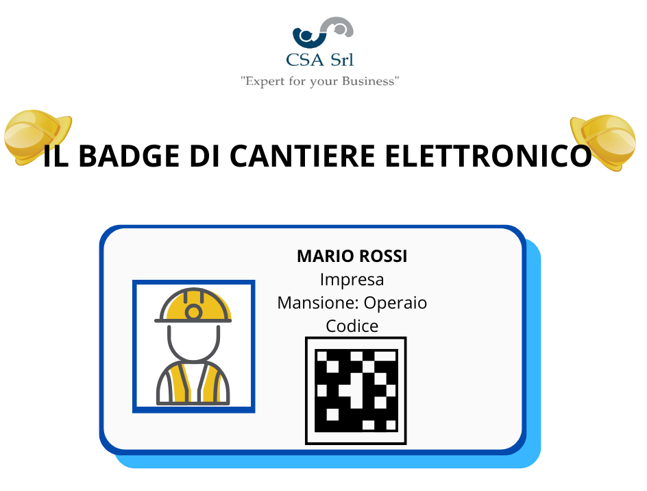 BADGE DI CANTIERE ELETTRONICO