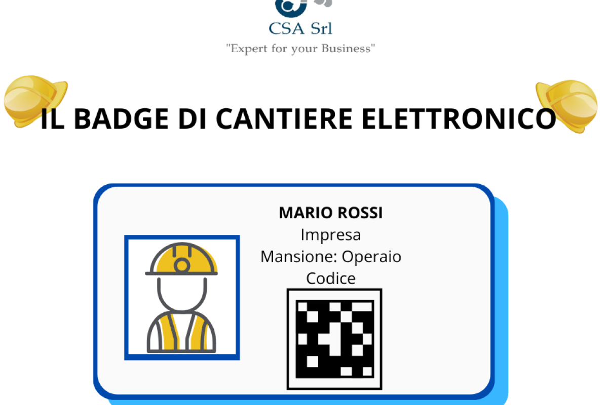 BADGE DI CANTIERE ELETTRONICO